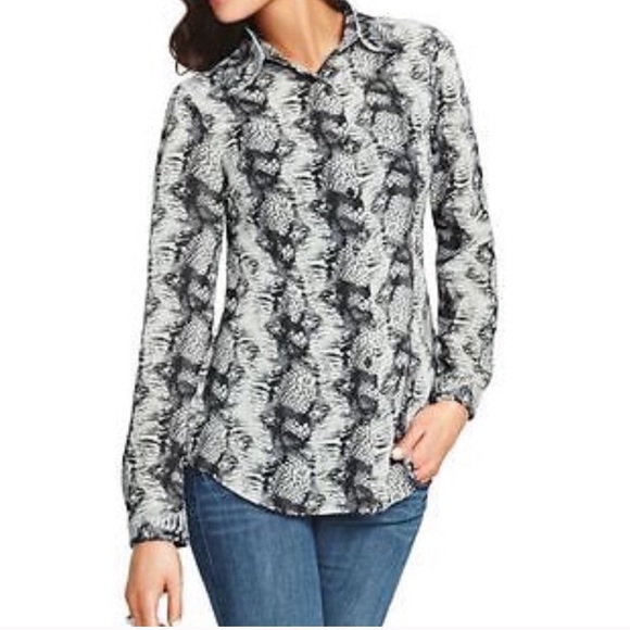 CAbi Tops - CAbi #988 Snakeskin Blouse